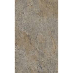 Light Grey Textured Faux Stone Like Paste the Wall Double Roll Wallpaper 57 Sq. Ft.