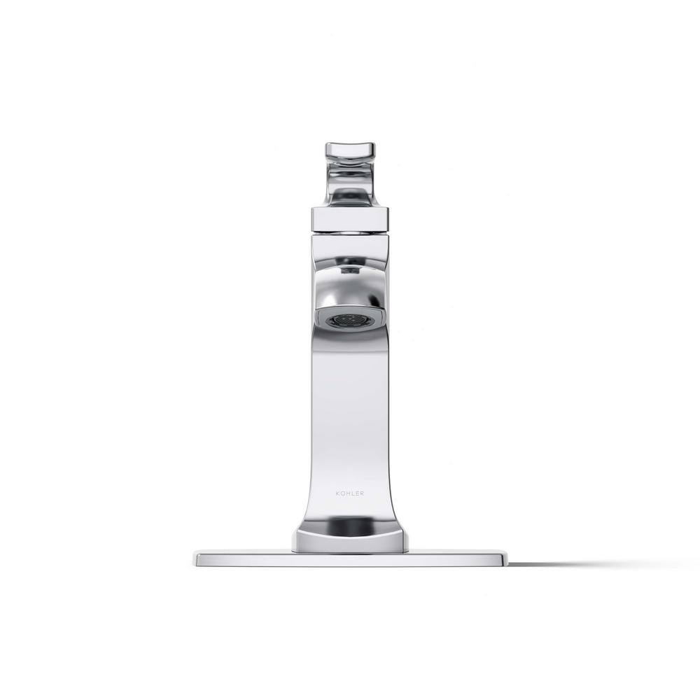 Polished Chrome Single Hole Lever Bathroom Faucet