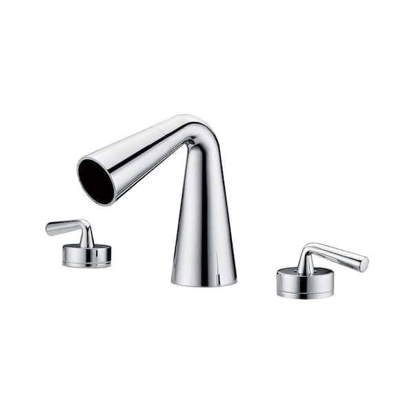 ALFI BRAND AB1790-PC 8 in. Widespread 2-Handle Luxury Bathroom Faucet in Polished Chrome