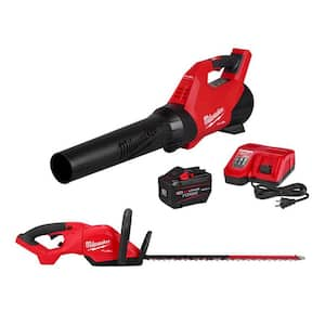 M18 FUEL 120 MPH 500 CFM 18V Brushless Cordless Battery Powered Blower Kit w/ Hedge Trimmer, 12.0 Ah Battery, Charger