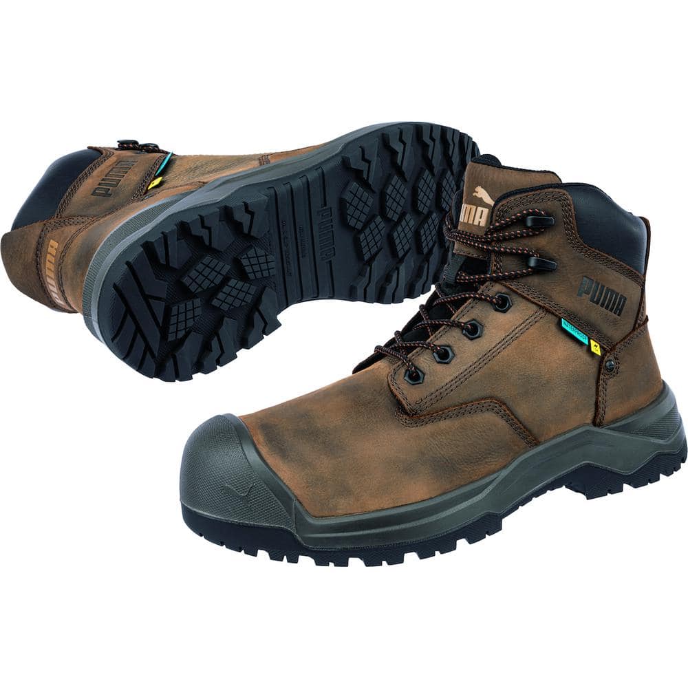 Men's Granite Heavy Duty Safety Work Boots - Composite Toe - Brown Size 11.5(M) price history on PriceWatchPro