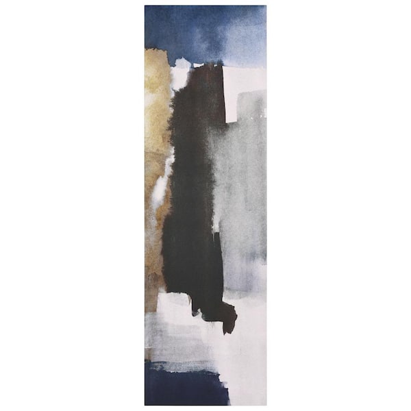 Empire Art Direct Silver Elegance II, Abstract Artwork Rendered on Silver Shagreen Wrapped Canvas Unframed Wall Art, 72 in. x 22 in.