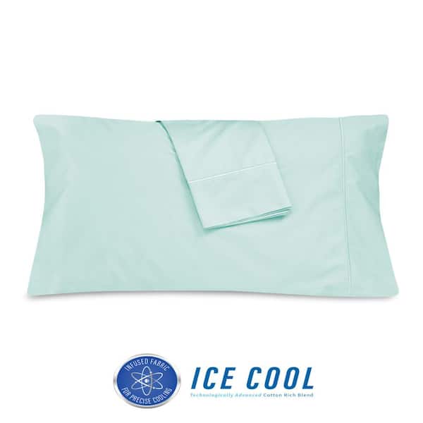SensorPEDIC Ice Cool Surf Spray Blue Cotton/Nylon Standard Pillowcase (Set of 2)
