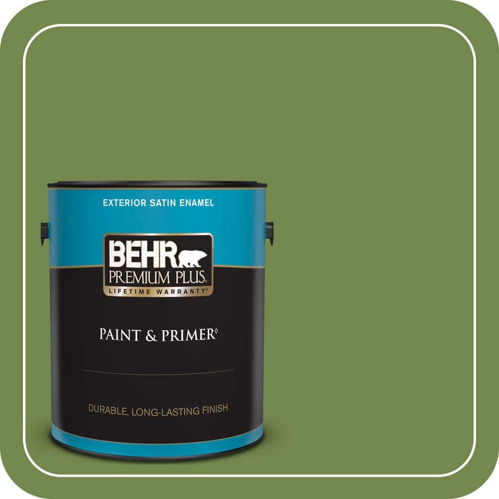 1 gal. Home Decorators Collection #HDC-SM14-2 Green Suede Satin Enamel Exterior Paint & Primer price history on PriceWatchPro