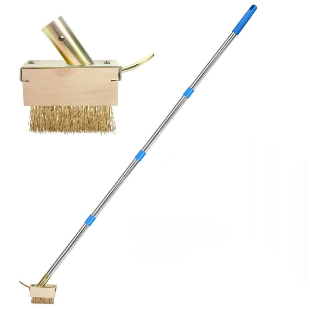 67 in. Weeder Manual Crack and Moss Remover Tool with Dual Brush Heads for Deck, Patio, Paver, Walkway, Driveway price history on PriceWatchPro