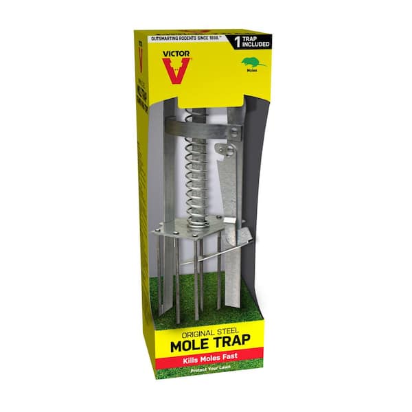 Outdoor Vole Trap Metal Durable Scissor-Type Silver Easy