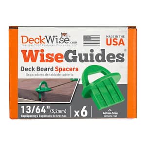 WiseGuides 13/64 in. Gap Deck Board Spacer for Hidden Deck Fasteners (6-Count)