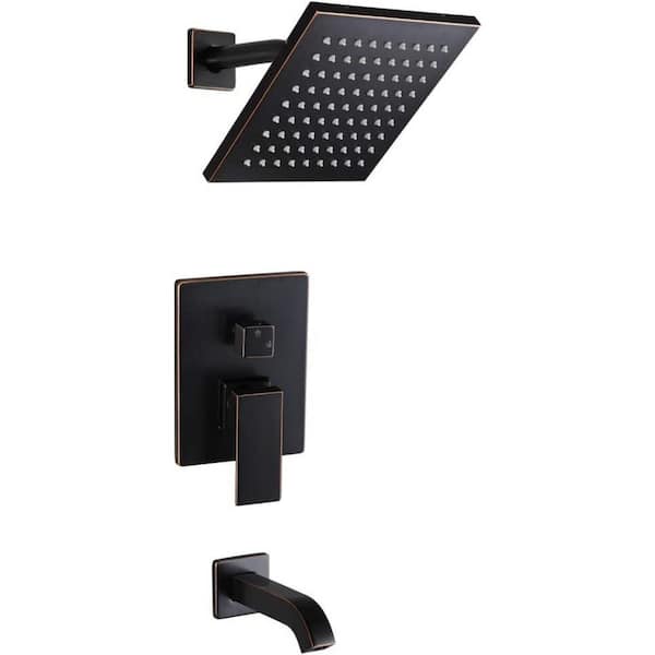 Unbranded Roxy 11.79 in. W 3 Jet Shower Tower in Oil Rubbed Bronze 16GS-36201