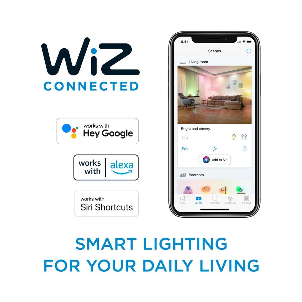 Philips 60W Multi-Color Smart LED Light Bulb with Wi-Fi