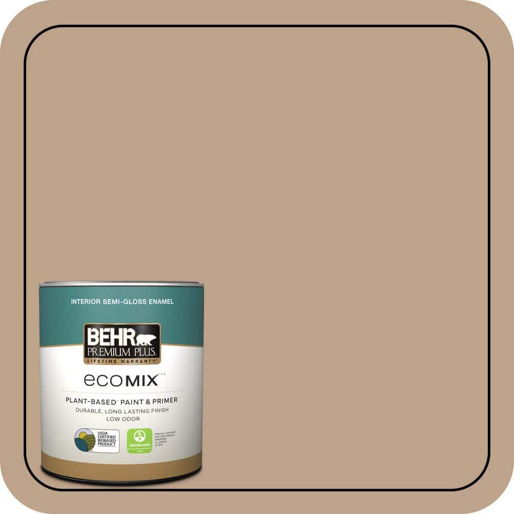 1 qt. #N260-4 Merino Semi-Gloss Enamel EcoMix Plant-Based Interior Paint & Primer price history on PriceWatchPro