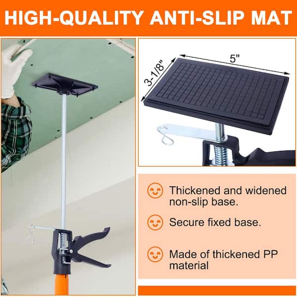 Tatayosi 4-Pack Orange Steel Adjustable Support Pole Jack Post