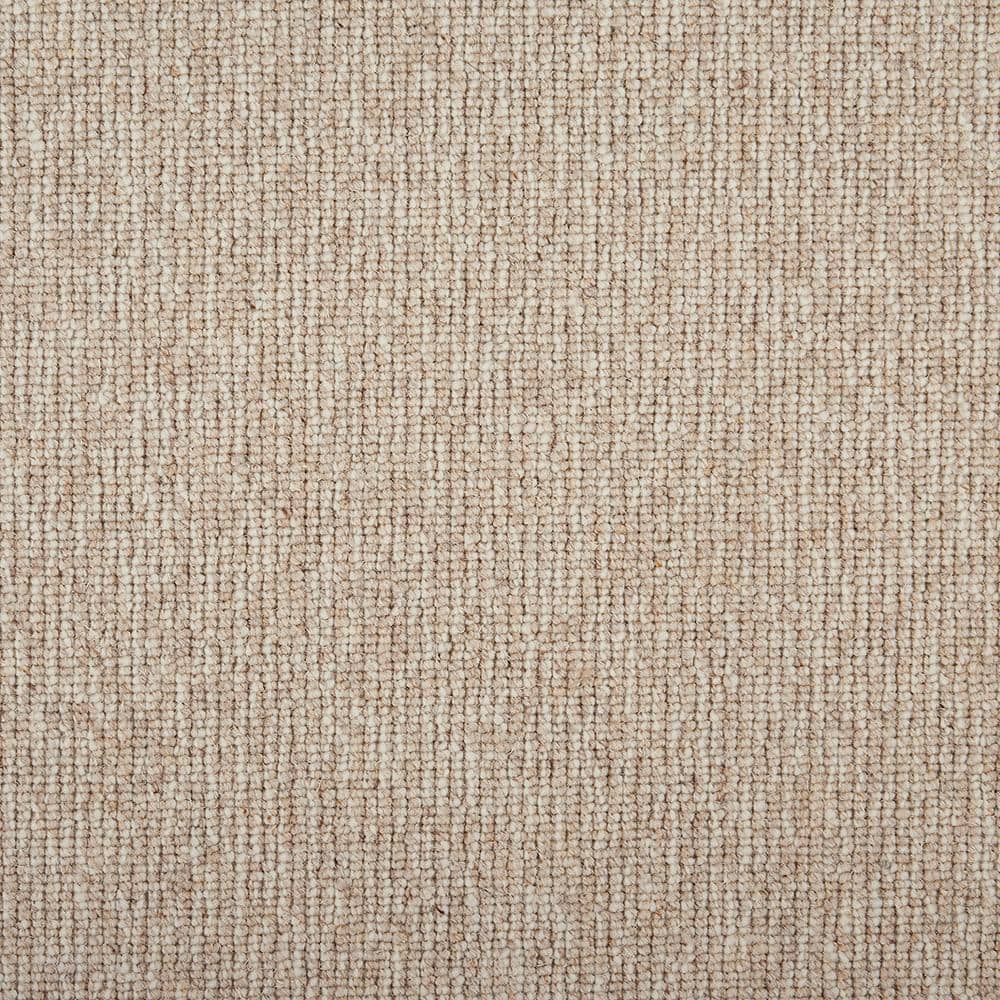 6 in. x 6 in. Loop Carpet Sample - Tidal Tweed - Color Natural price history on PriceWatchPro
