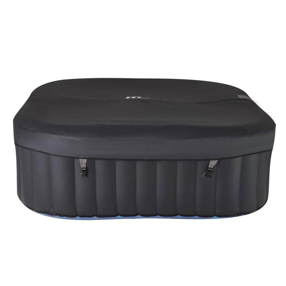Tekapo Square Blue and Black Inflatable Hot Tub Spa