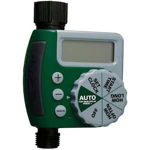 Single Outlet Hose Watering Timer, 1, Green