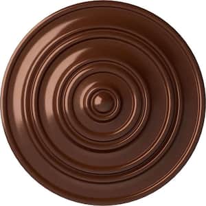 13-1/4 in. x 1/2 in. Classic Urethane Ceiling Medallion (Fits Canopies upto 4-1/8 in.), Copper Penny