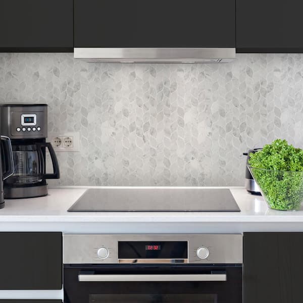 Carrara White Blanco 12 in. x 13 in. Honed Marble Floor and Wall Tile (10.8 sq. ft./Case)
