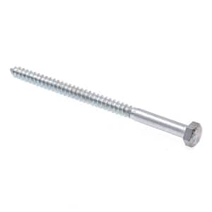 5/16 in. x 5 in. Hex Lag Screws A307 Grade A Zinc Plated Steel (25-Pack)
