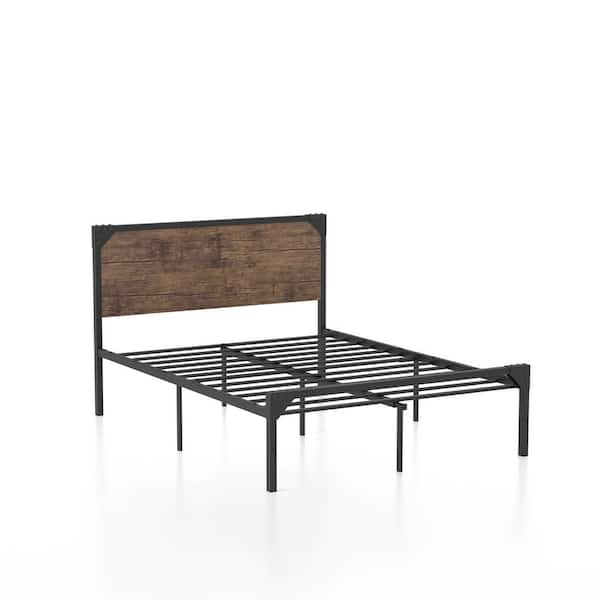 Furniture of America Ashlynd Dark Brown and Brown Full Platform Bed