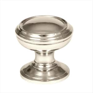 Revitalize 1-1/4 in. (32mm) Traditional Polished Nickel Round Cabinet Knob
