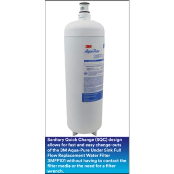 3M Aqua-Pure Under Sink Full Flow Water Filter System 3MFF100