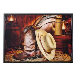 Deep Rooted Framed Culture Photography Wall Art 24 in. x 36 in.