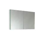 Fresca 49 in. W x 26 in. H x 5 in. D Frameless Recessed or Surface ...