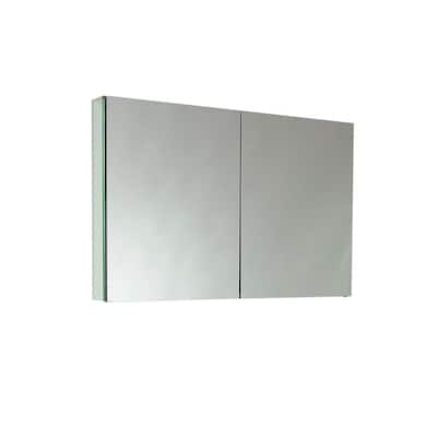 40 in. W x 26 in. H x 5 in. D Framed Recessed or Surface-Mount Bathroom Medicine Cabinet
