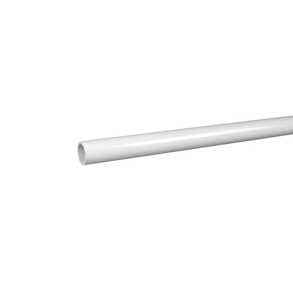 WESTBURY 1-3/8 in. x 8 ft. ADA Continuous Handrail Aluminum Handrail White Fine Texture (ADA Compliant)