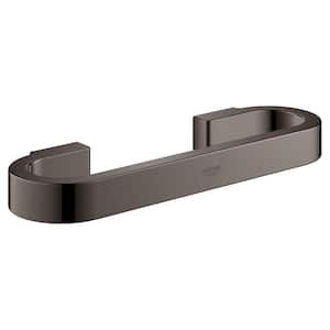 Selection 12 in. Wall Mount Grab Bar in Hard Graphite