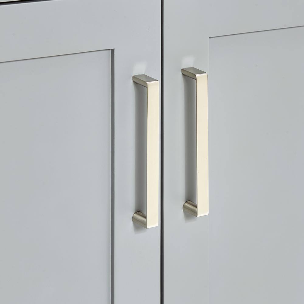 Magnolia 72" Double Freestanding Grey Wood Bathroom Vanity