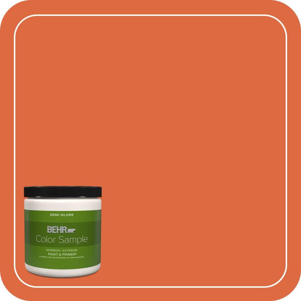 8 oz. #P200-7 Bonfire Night Semi-Gloss Interior/Exterior Paint & Primer Color Sample price history on PriceWatchPro