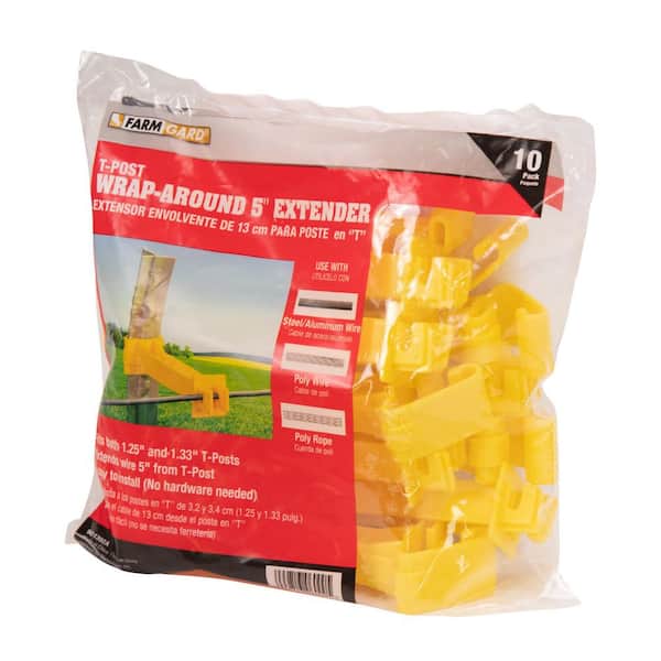 FARMGARD T-Post Wrap-Around 5 in. Extender (10 Pack)