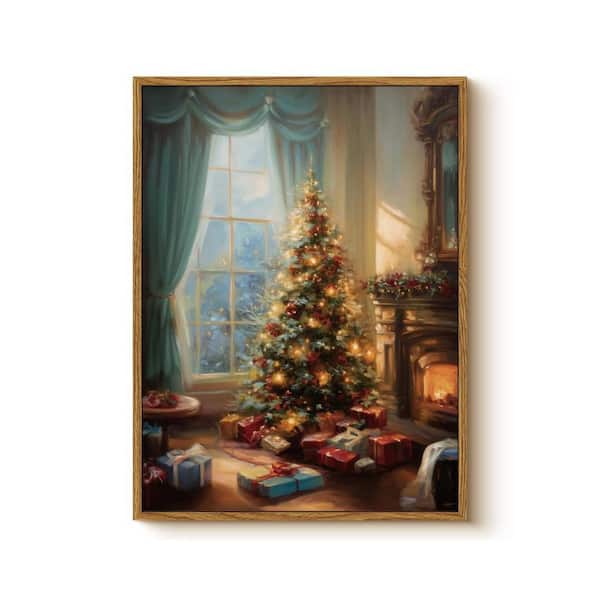 Trademark Fine Art 22 in. x 32 in. Merry Christmas Santa by