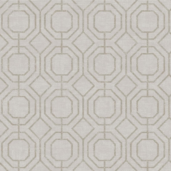 Unbranded Transform Geo Natural Peel and Stick Wallpaper