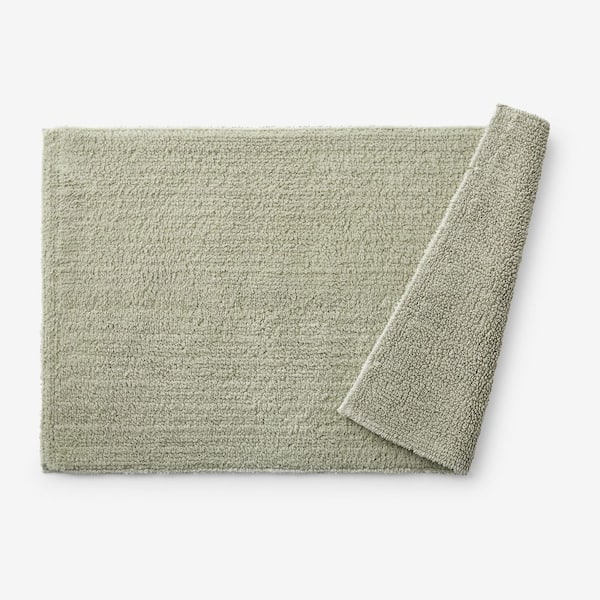 Company Cotton Plush Spa Solid 24 in. x 40 in. Willow Bath Rug