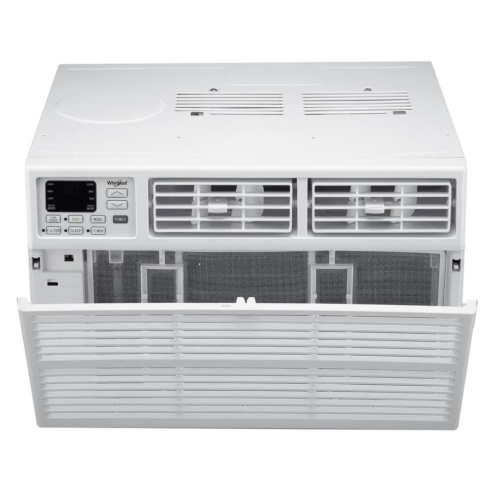 White 10,000 BTU Window-Mounted Air Conditioner with Remote