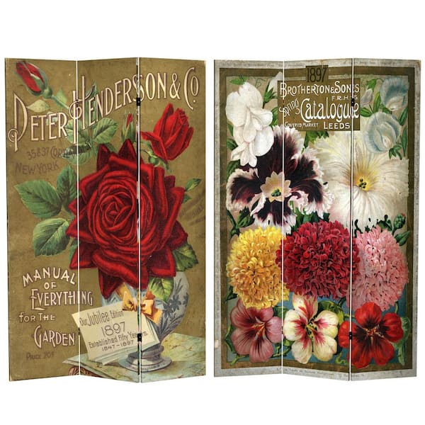 6 ft. Printed 3-Panel Room Divider