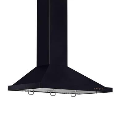 42 black range hood