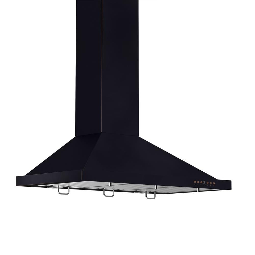 30 in. 400 CFM Convertible Vent Wall Mount Range Hood in Oil Rubbed Bronze