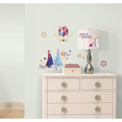 5 in. x 11.5 in. Frozen Spring 27-Piece Peel and Stick Wall Decal