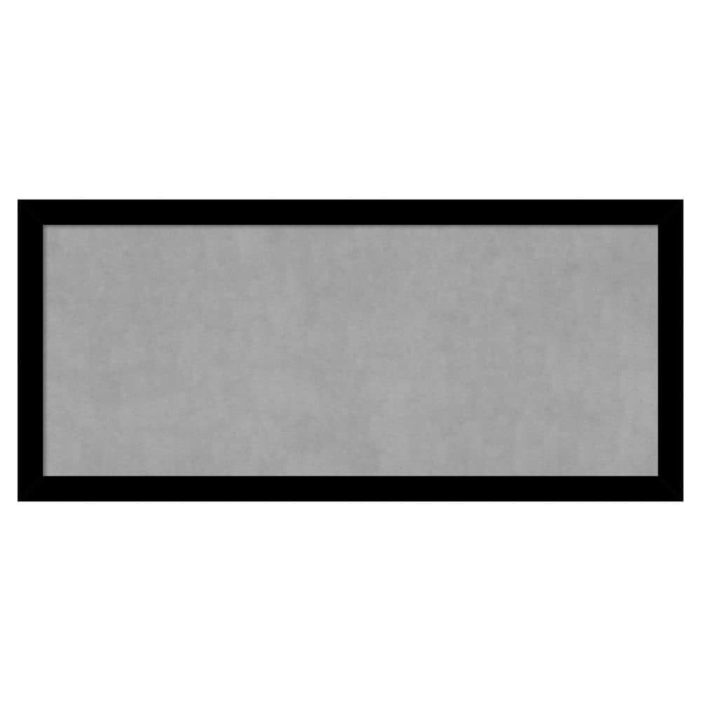 Basic Black Narrow 51 in. x 23 in. Framed Magnetic Board price history on PriceWatchPro