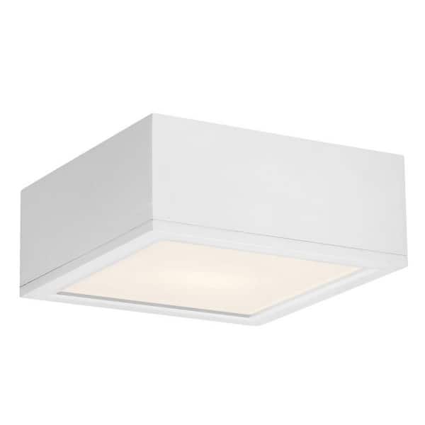 WAC Lighting Rubix 10 in. 1-Light White ENERGY STAR LED Indoor or Outdoor Flush Mount