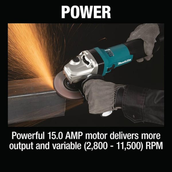Makita 4-1/2 in. Corded Angle Grinder GA4590 - The Home Depot