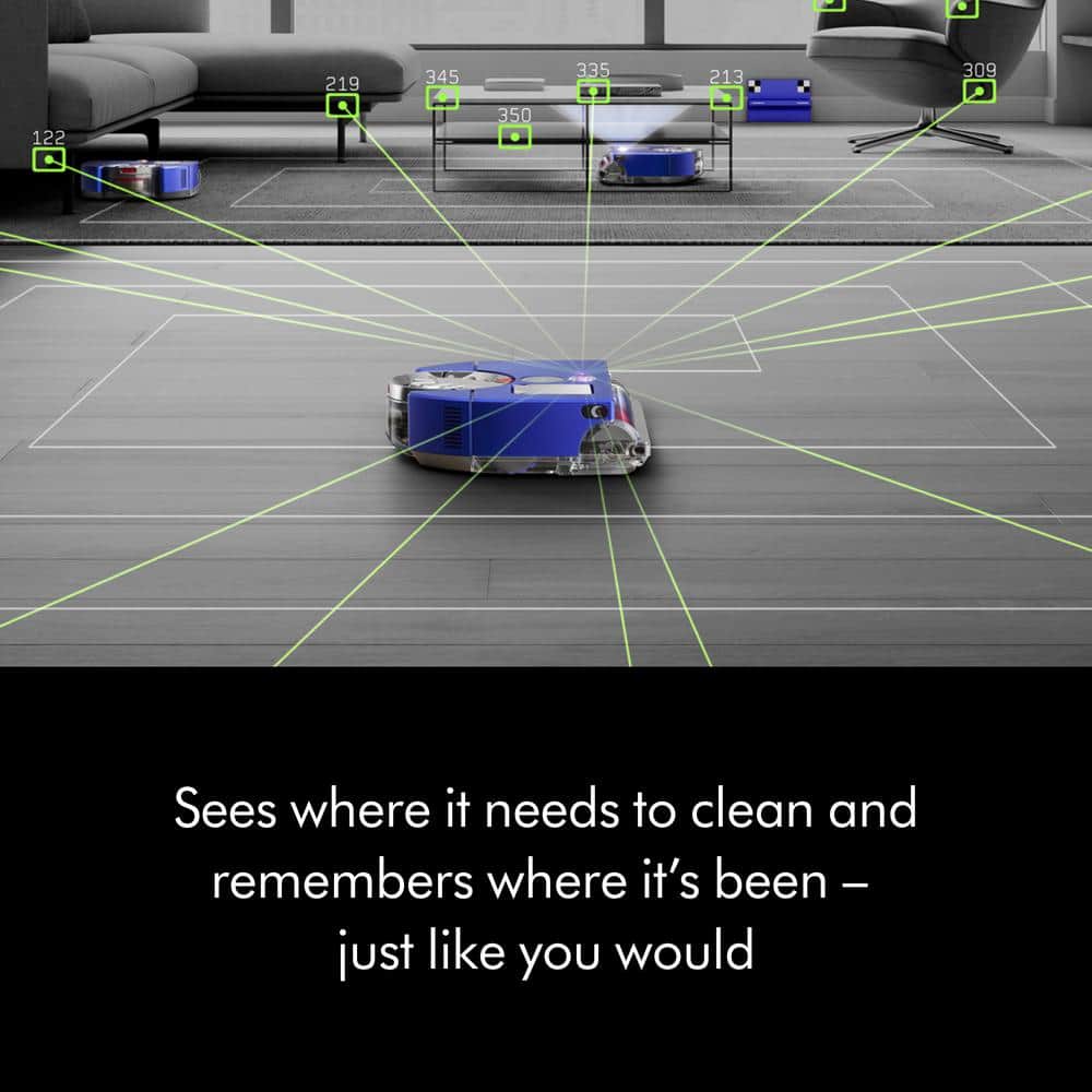 Dyson 360 Vis Nav Blue Cordless Robot Vacuum
