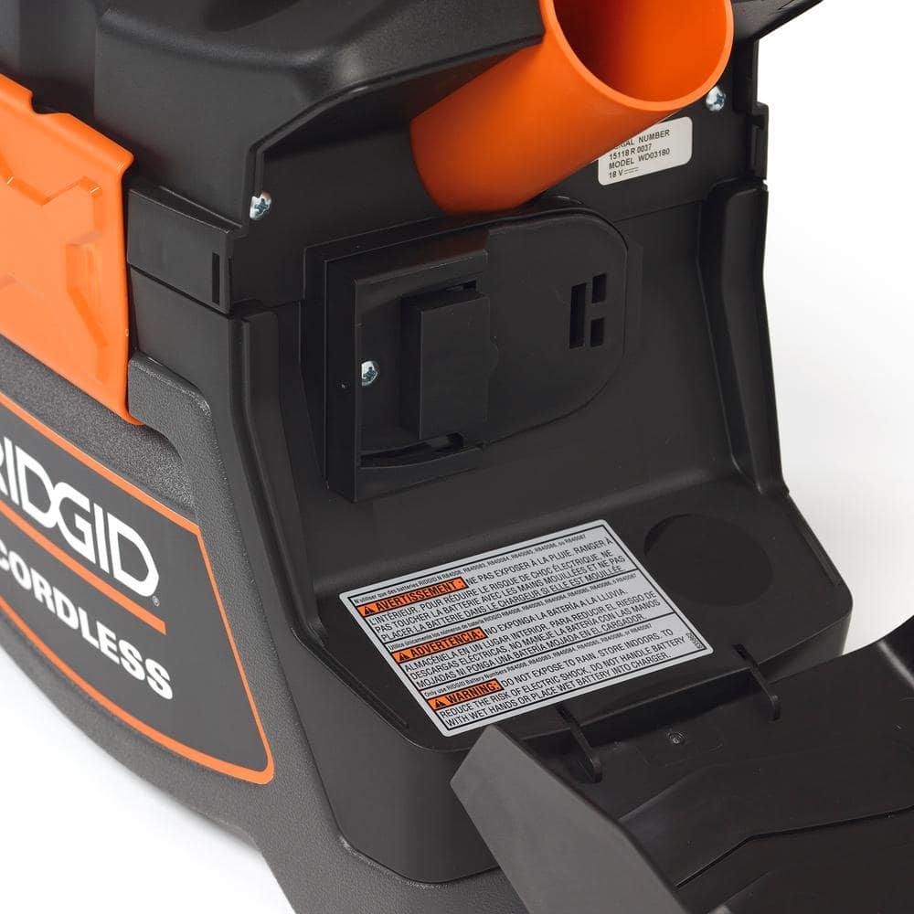 Ridgid 18V Cordless 3-Gallon Wet/Dry Handheld Vacuum Cleaner