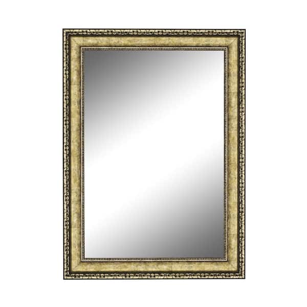 Hitchcock Butterfield Lavonne 27.25 in. W x 71.25 in. H Classic Rectangle Framed Gold Full-Length Decorative Mirror