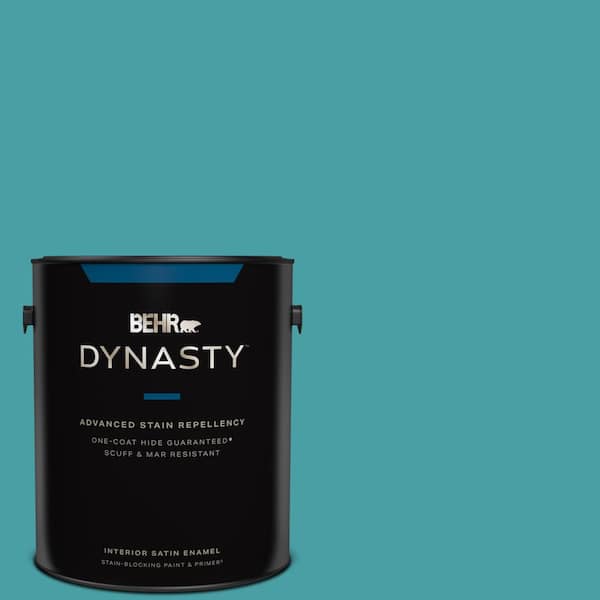 BEHR PREMIUM 1 gal. #M460-5 Aqua Fresco Semi-Gloss Enamel Interior