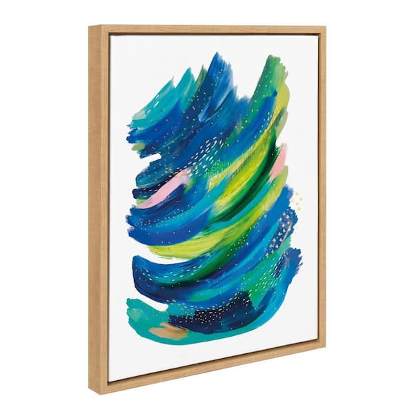 Kate and Laurel Sylvie "Bright Abstract 2 in. by Jessi Raulet of Ettavee Framed Art Print 18 in. x 24 in.