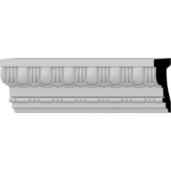 1-1/4 in. x 4 in. x 94-1/2 in. Polyurethane Egg and Dart Chair Rail Moulding
