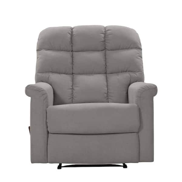 large gray recliner